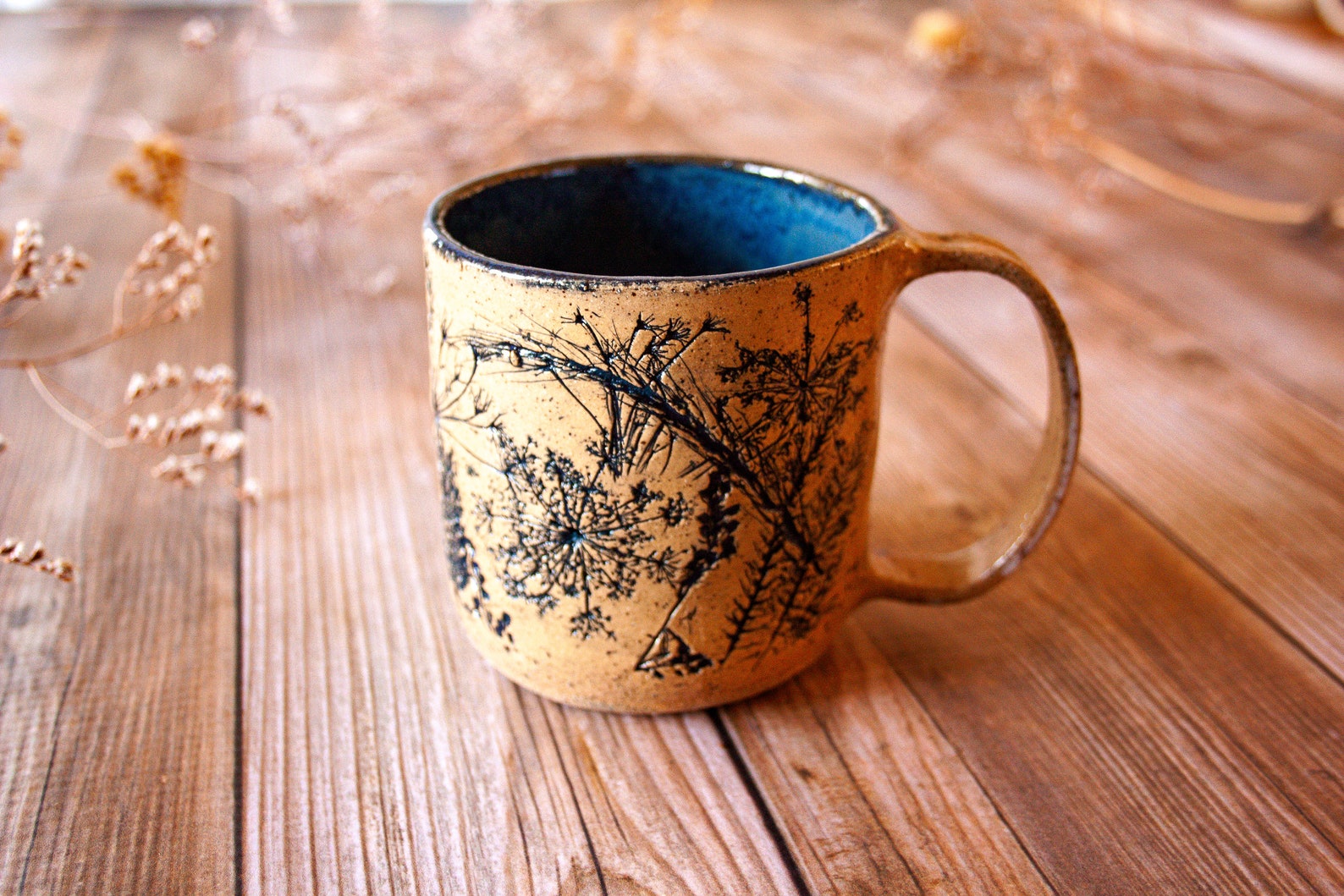 Blue Colorado Wildflower Mug
