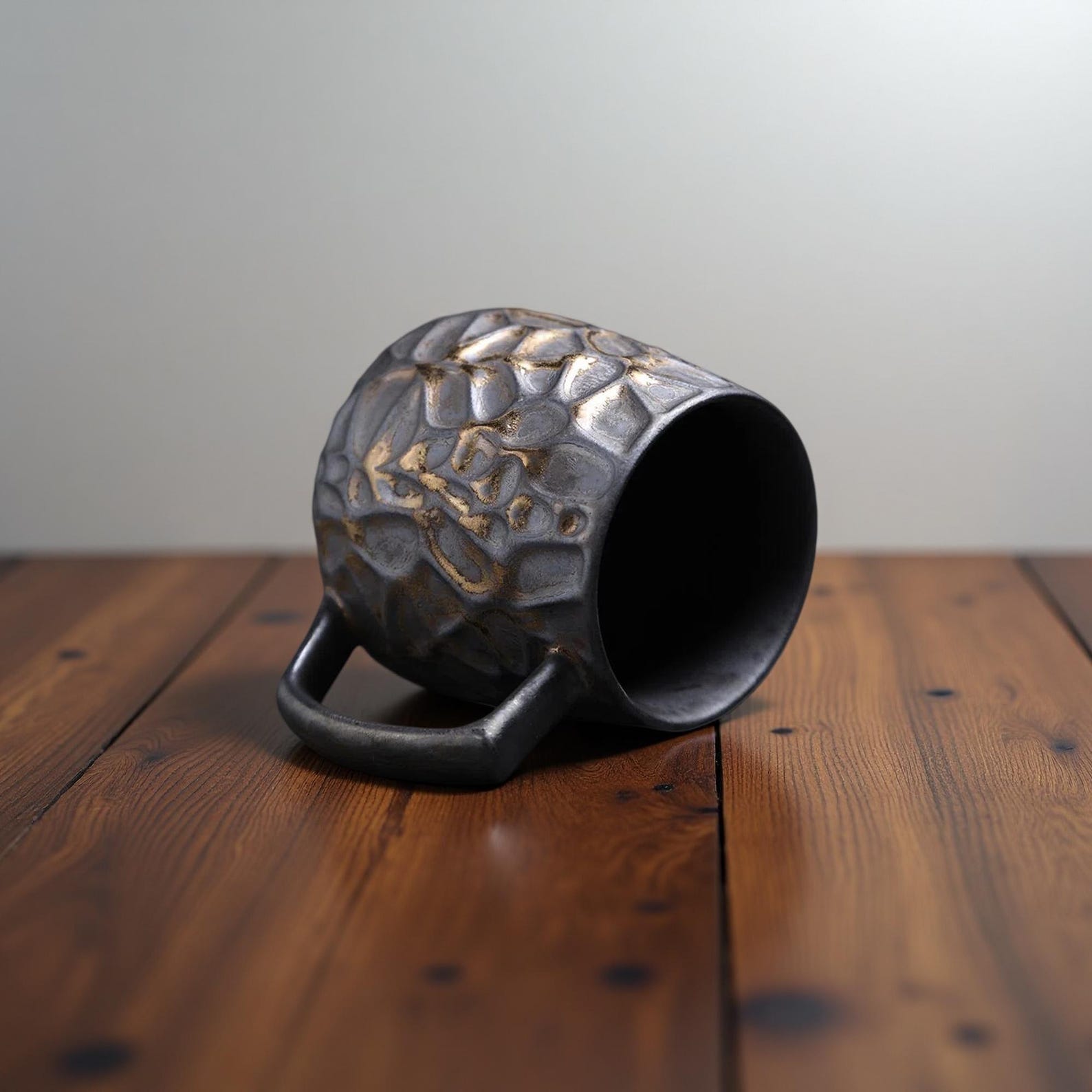 Textured Ceramic Coffee Mug