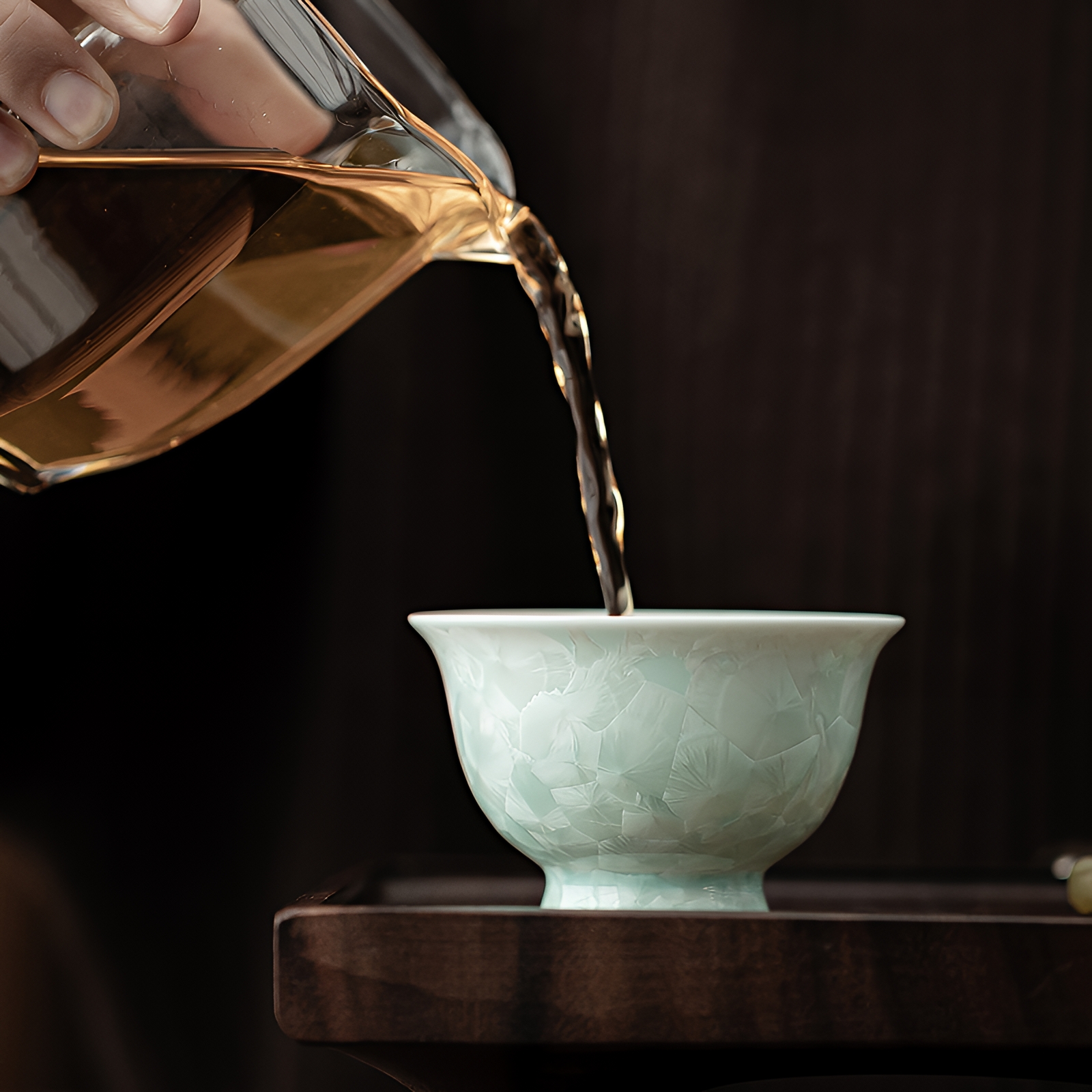 Klin-Change Glaze Tea Cup Set | Handmade Ceramic Tea Cups - front/home.price ¥100.00