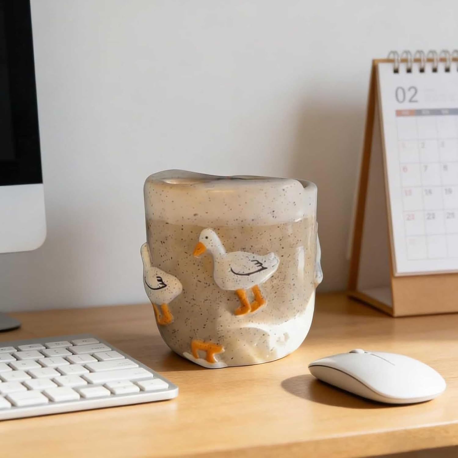 Handmade Cute Duck Ceramic Mug